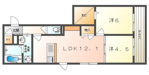 TORISIA大日 間取り