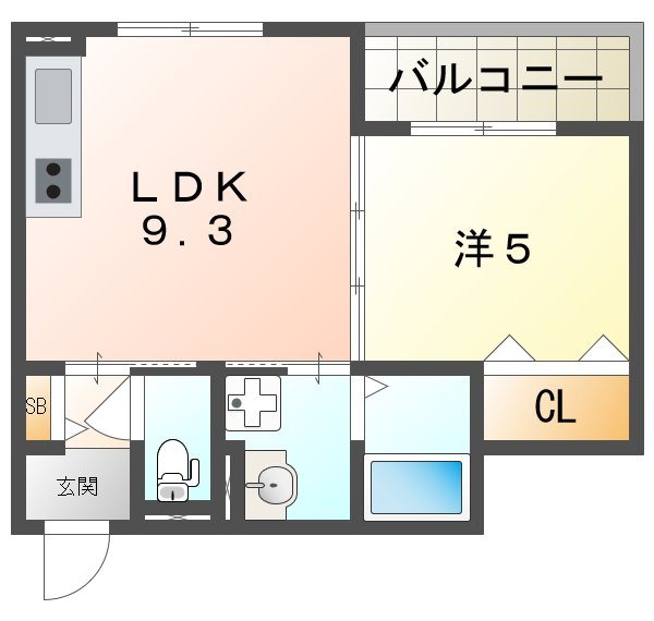 クリエオーレ萱島東 間取り