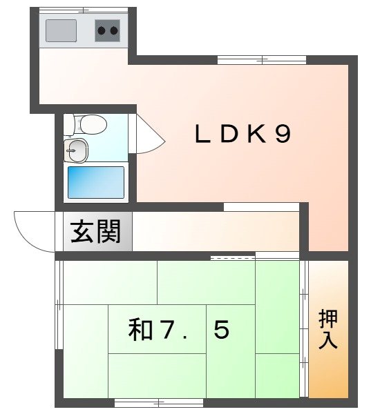 幸福町借家 間取り