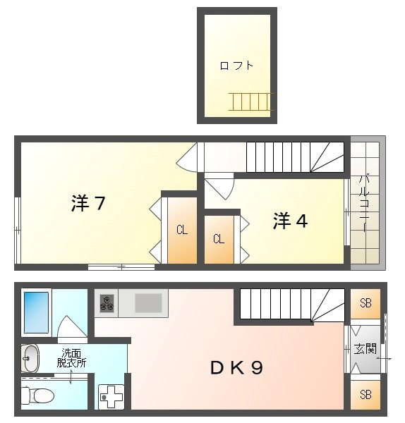 Miyano　Terrace 間取り