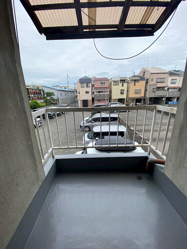 八雲西町貸家 ベランダ