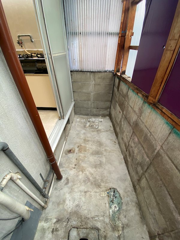 八雲西町貸家 ベランダ