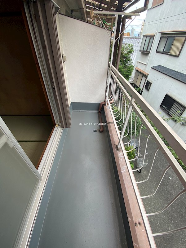 八雲西町貸家 ベランダ