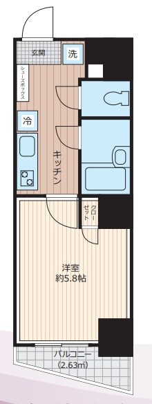 aLATO大森（旧グレースコート大森）  24時間演奏可　 間取り