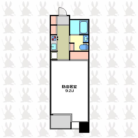 プライムアーバン池袋 10:00～23:00演奏可 間取り