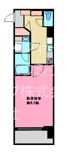 プレイ江古田　24時間演奏可　防音マンション　武蔵野音大・日大芸術学部徒歩圏 間取り