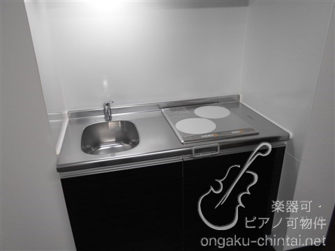 ラシクラス東長崎　24時間演奏可　グランドピアノ・声楽・弦楽器・木管楽器・金管楽器の演奏可能 キッチン