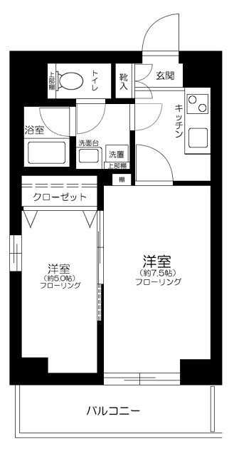 セレナーデ東長崎 8:00～24:00迄演奏可　 間取り