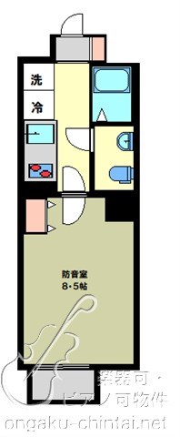 グランスクエア　24時間演奏可　大山駅　板橋区役所前駅　利用可 間取り