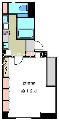アレシア旭丘　24時間演奏可　1フロア1世帯　 間取り