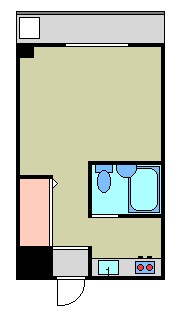 阿出川ビルⅠ 9:00～20:30演奏可 間取り