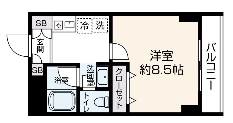 リベルタ湘南　 8:00～23:00演奏可　昭和音楽大学　女性限定　 間取り