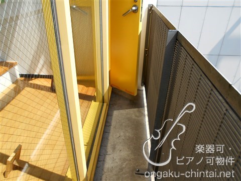 ミュージション川越 8:00～24:00演奏可　ロフト付き ベランダ