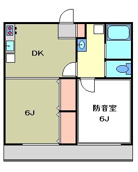 オークヴィレッジ国立 9:00～22:00演奏可 国立音楽大学 間取り