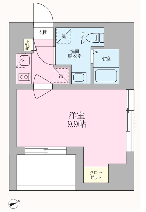 V-music中野　中央線 中野駅 24時間演奏可 間取り