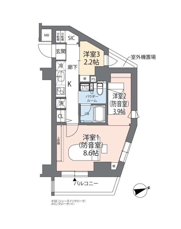 ミュージションプラス大森山王 間取り