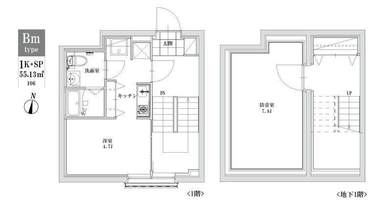 LEGALAND＋江古田 間取り