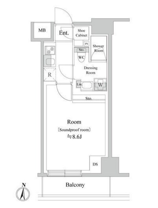 TRACK両国　デザイナーズ防音マンション 間取り