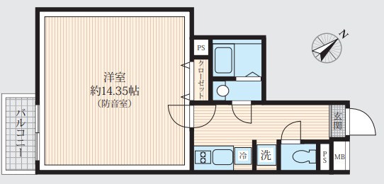 AMI東池袋 間取り