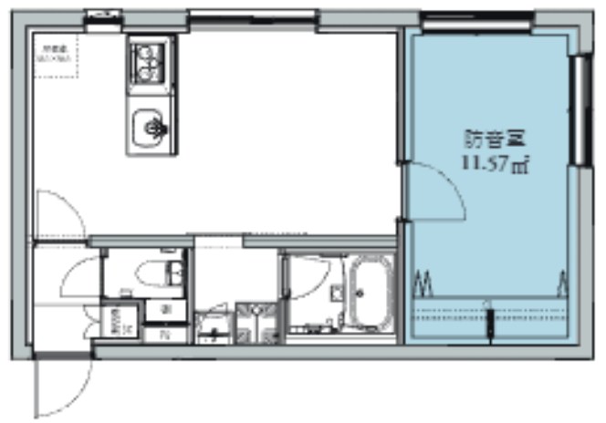 アスティーレスタジオ三軒茶屋 間取り