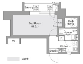 コンフォリア・リヴ森下MUTIO 間取り