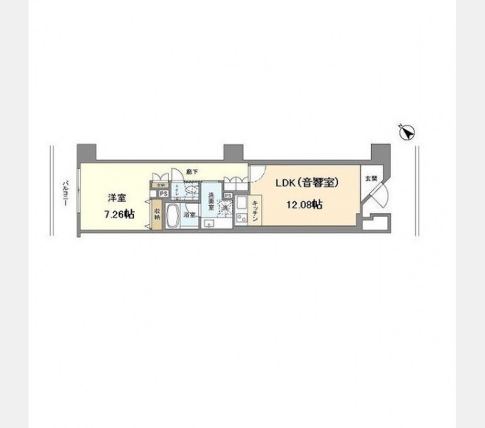 スタイリオ池尻大橋 間取り