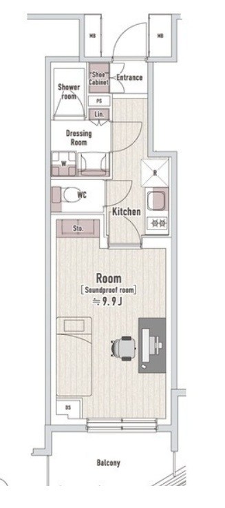 TRACK渋谷本町 間取り