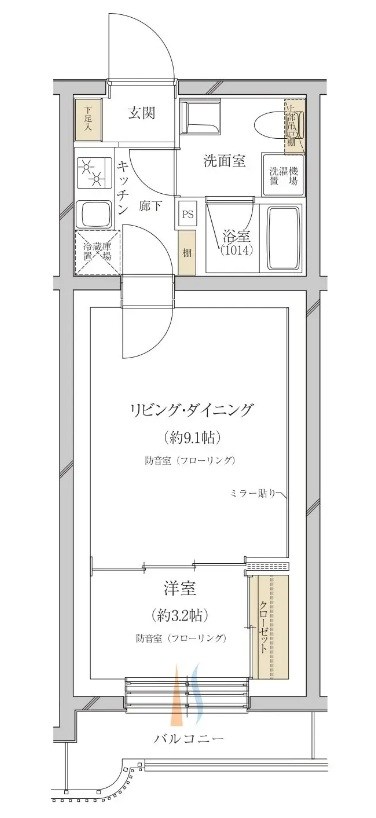 サウンドプルーフステージ桜新町 間取り
