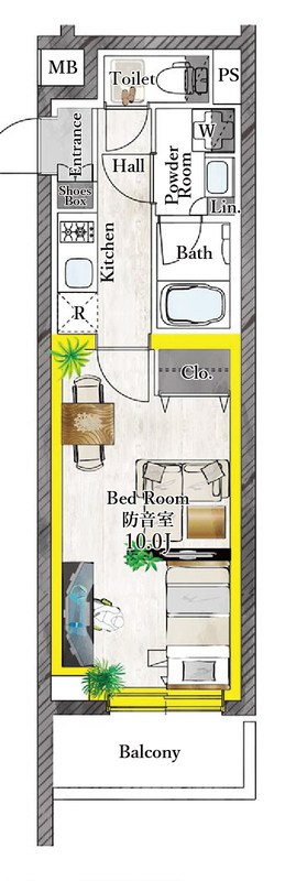 プラネソシエプラス桜台 間取り