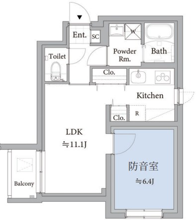 ASTILE studio 練馬平和台　24時間演奏可 間取り
