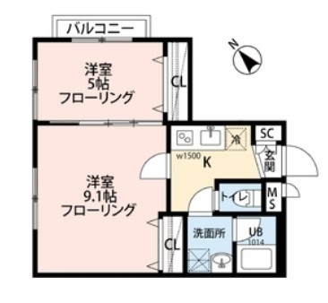 カツラガーデン　2026年3月完成予定　山手線　駒込駅 間取り