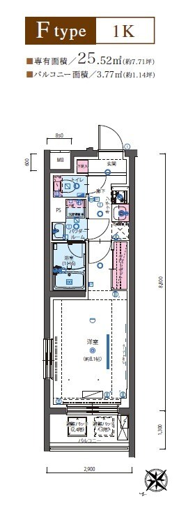 リヴシティ成増ミュジオ弐番館 間取り
