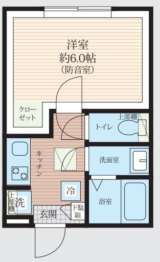 Soie　Sound新松戸 間取り