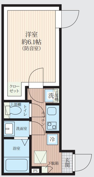 Soie　Sound新松戸 間取り
