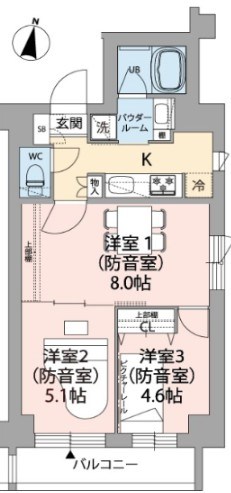 ミュージション世田谷赤堤 間取り
