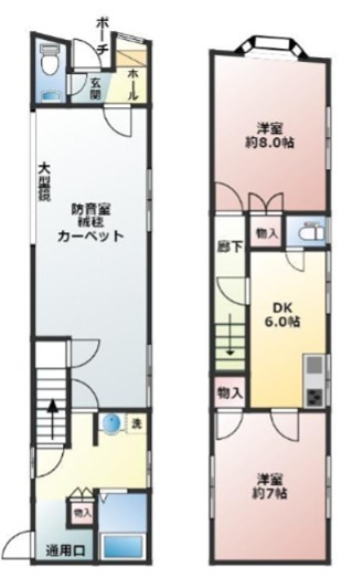 井荻防音室付きハウス 間取り
