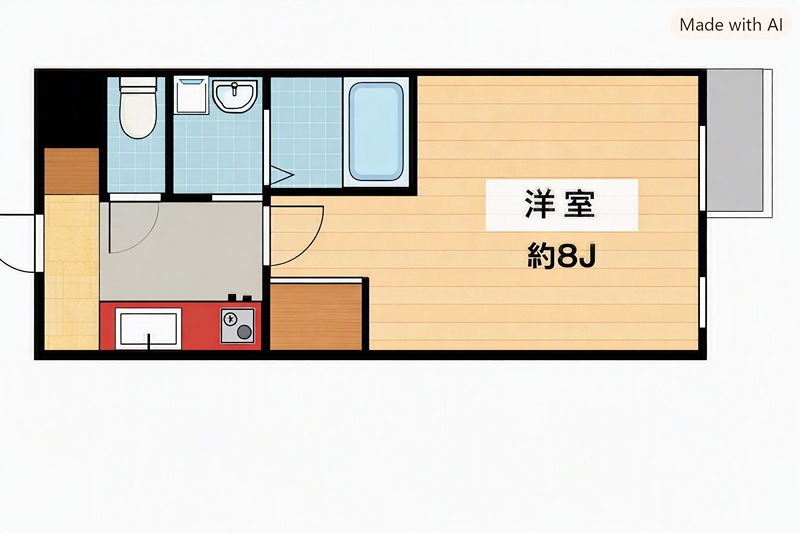 フロイデ 8:00～23:00演奏可　杉並区　丸の内線　東高円寺 間取り