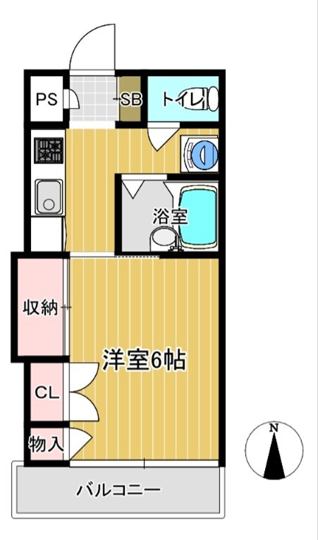 ハイツヨコタ 間取り