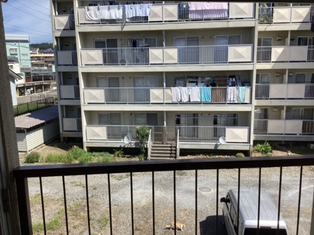 柳田ハイツ ベランダ