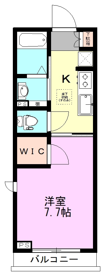 ＣＩＴＹ　ＦＬＡＴＳ 106号室 間取り