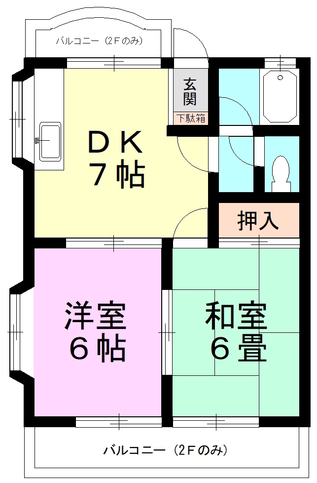 さくらシティヒロ 104号室 間取り