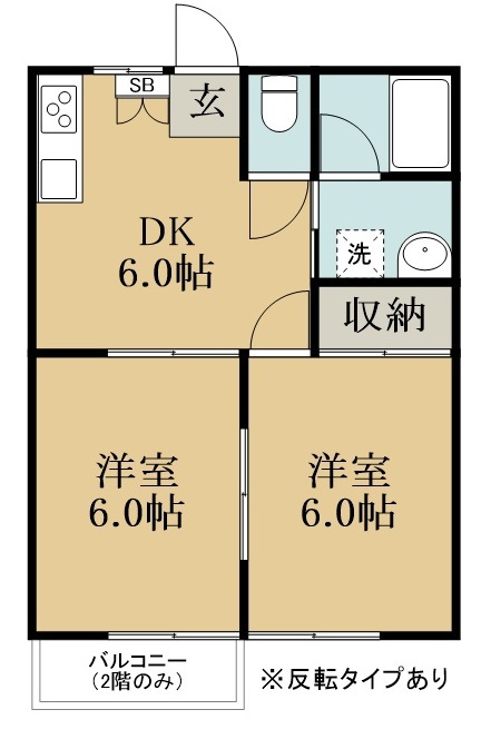 ライフヒルズⅤ 201号室 間取り