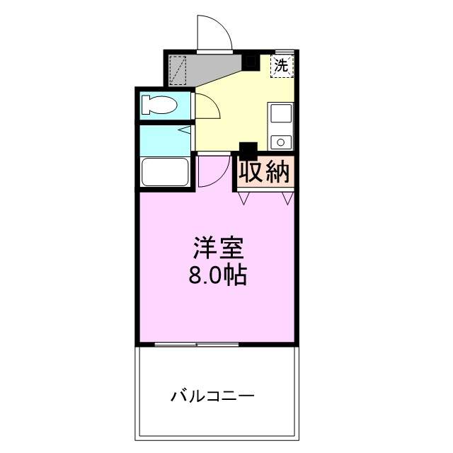マキビル王子台 704号室 間取り
