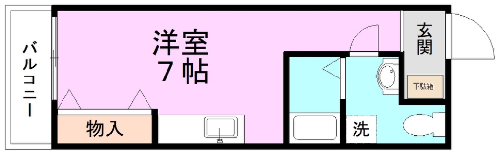 フェリーチェ 207号室 間取り