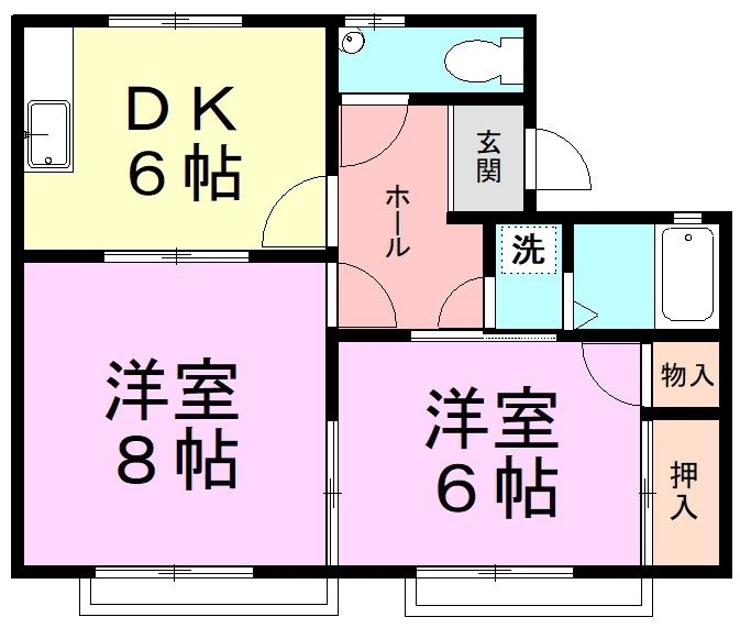 センチュリーハイム本町 103号室 間取り