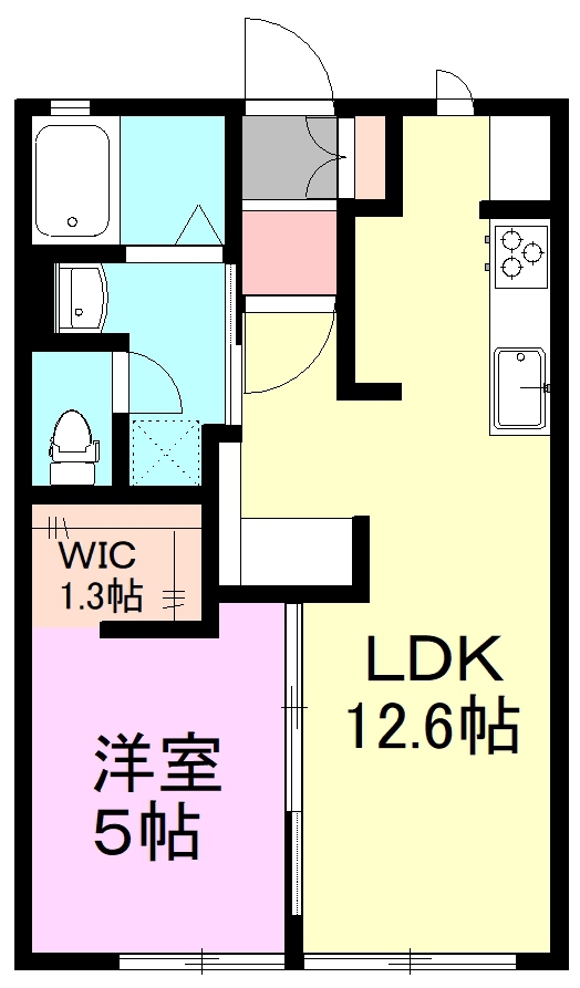 テイク２３ 102号室 間取り