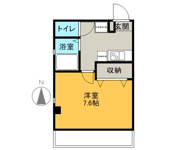 マキビル王子台 501号室 間取り