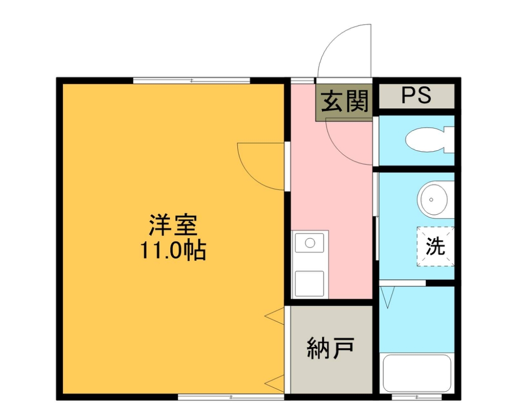 リヴェール南ユーカリが丘 305号室 間取り