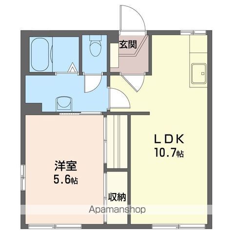 サンドエルＡ 202号室 間取り