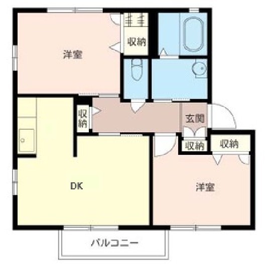 ロックウエルコートⅡ 102号室 間取り